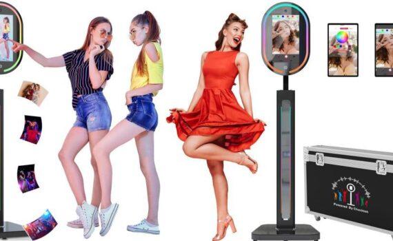 Zu sehen ist das Bild 1 zum Beitrag mit dem Thema: MWE Spiegel Fotokabine 15.6" Touchscreen
