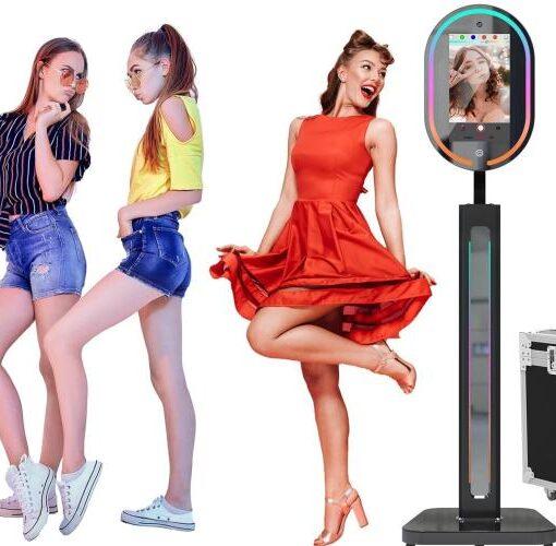 Zu sehen ist das Bild 1 zum Beitrag mit dem Thema: MWE Spiegel Fotokabine 15.6" Touchscreen