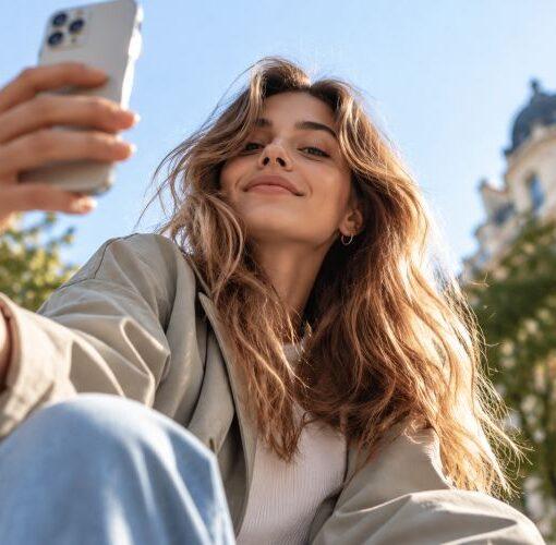 Zu sehen ist das Bild 1 zum Beitrag mit dem Thema: Selfie von unten – Tipps für gelungene Perspektiven und Effekte