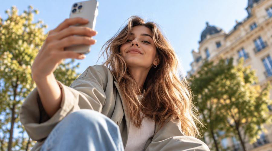 Zu sehen ist das Bild 1 zum Beitrag mit dem Thema: Selfie von unten – Tipps für gelungene Perspektiven und Effekte